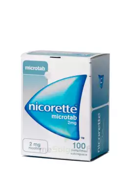 Nicorette Microtab 2 Mg, Comprimé Sublingual 100 à FESSENHEIM