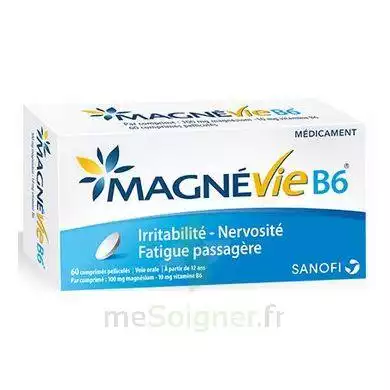 Magnevie B6 100 Mg/10 Mg Comprimés Pelliculés Plaq/60 à FESSENHEIM