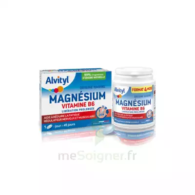 Alvityl Magnésium Vitamine B6 Libération Prolongée Comprimés Lp B/45 à FESSENHEIM